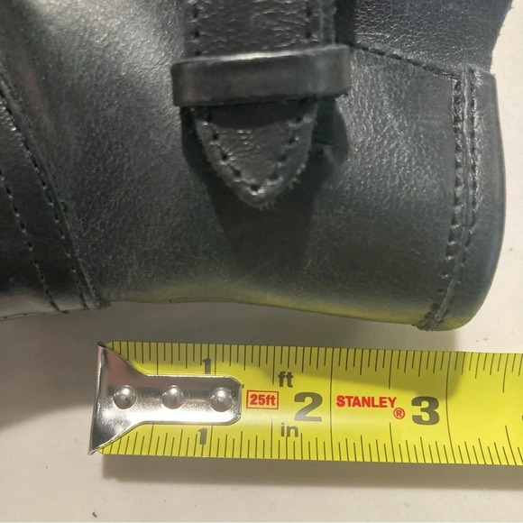 STEVE  MADDEN Sz 7 Moto Style Zipper Buckle Booties - Picture 13 of 15